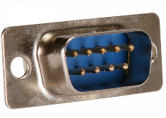 9 Pin Lehim Tip Erkek D-Sub Konnektör