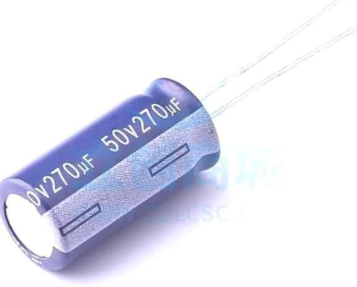 270UF 50V 10X20 105' ELEKTROLİTİK KONDANSATÖR