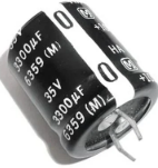 3300UF 35V 22X25 105C SNAP ELEKTROLİTİK KONDANSATÖR