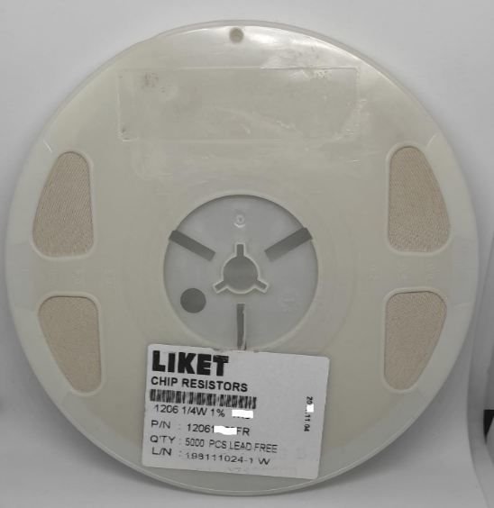 820R 1206 Smd Direnç  %1 1/4W 5000 Adet