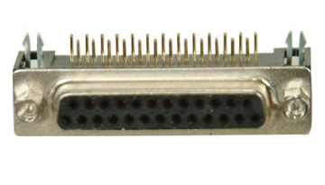 25 Pin Dişi D-Sub Konnektör - 90C / 90 Derece