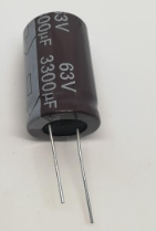 3300UF 63V 22X36 TEL ELEKTROLİTİK KONDANSATÖR