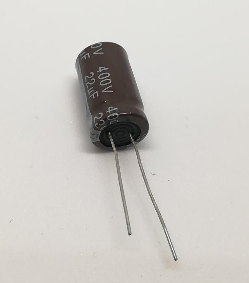 22uF 400V Elektrolitik Kondansatör 105C 13X21