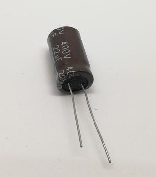 22uF 400V Elektrolitik Kondansatör 105C 13X21