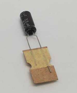 33uF 63V  Elektrolitik Kondansatör 105C 6X12