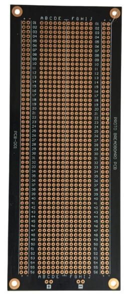 160x64mm 900 Noktalı Breadboard Tipi Siyah Proto PCB Kart