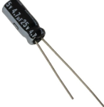4.7UF 25V 5X7 105C ELEKTROLİTİK KONDANSATÖR