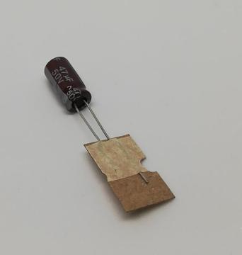 47uF 50V Elektrolitik Kondansatör 105C Radial 6x12