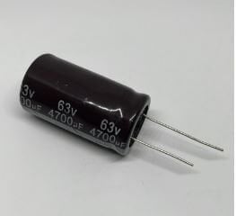 4700UF 63V 22X40 105C ELEKTROLİTİK KONDANSATÖR