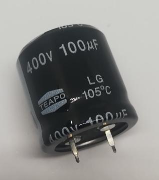 100uF 400V  25X25 105C SNAP IN Kondansatör