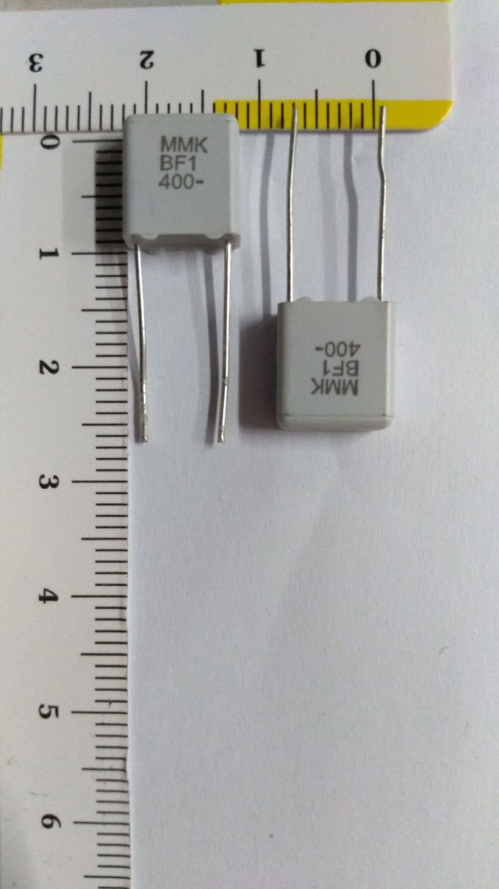100NF 400V Polyester Kondansatör %10 RM:7.5 F601KK104K400R
