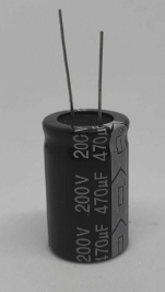 470UF 200V 22X36 UZUN AYAK ELEKTROLİTİK KONDANSATÖR