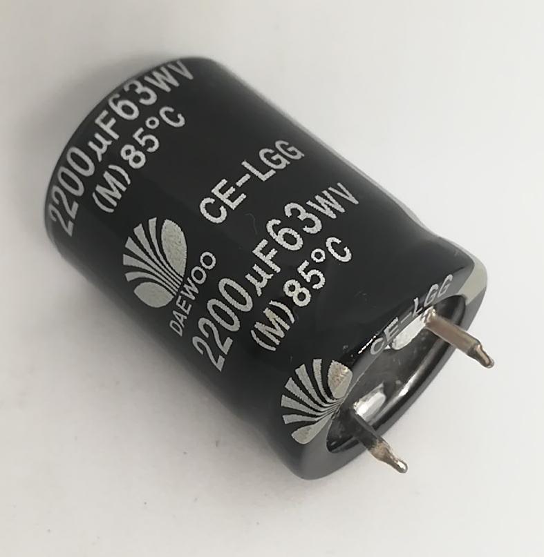 2200uf 63V Snap Kondansatör 85C 22x30