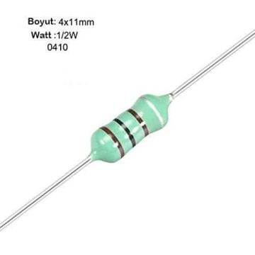 1UH BOBİN 1/2W DİRENÇ TİPİ
