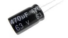 470UF 63V Elektrolitik Kondansatör 105C 12X30
