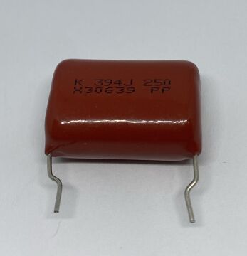 390NF 250V Damla Tipi Polyester Kondansatör  %5 RM:15-10 MKP