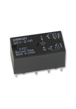 G5V-2-DC5 RELAY TELECOM 2A 5VDC DPDT (2 Form C) THT 8 Pin