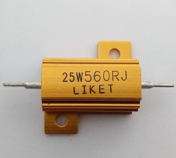 560R  25W Alüminyum Direnç