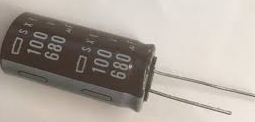 680UF 100V 16X31 105C UZUN AYAK ELEKTROOLİTİK KONDANSATÖR