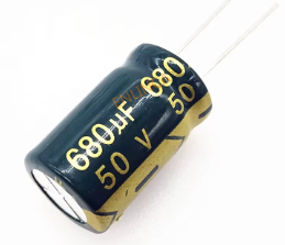 680UF 50V 13X21 105C UZUN AYAK ELEKTROLİTİK KONDANSATÖR