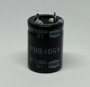 68UF 450V 22X30 105C SNAP ELEKTROLİTİK KONDANSATÖR
