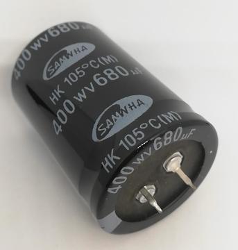 680uf 400v  Elektrolitik Kondansatör105C SNAP IN 35X50