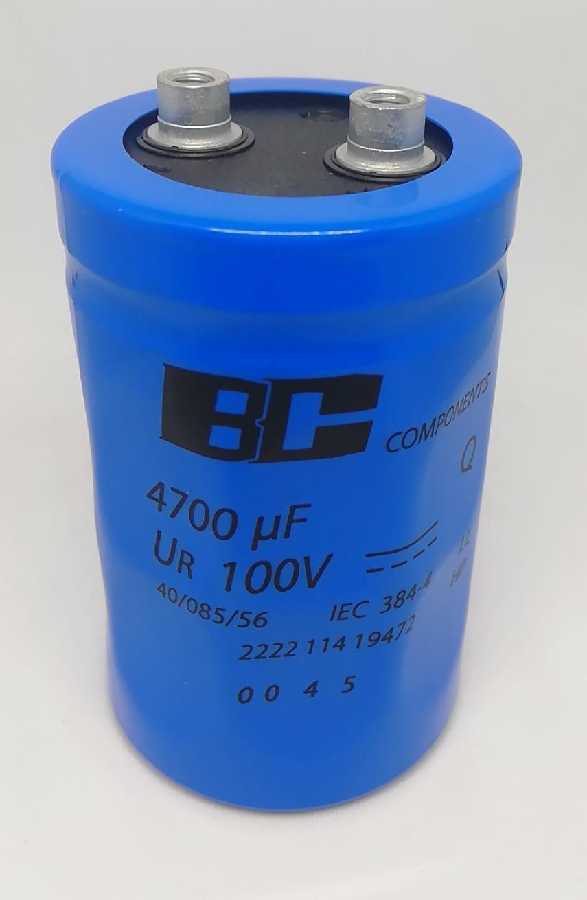 4700uf 100v  Vidalı Kondansatör VISHAY BC MARKA 85 Derece 50x80