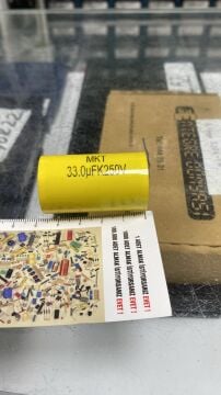 33UF 250V AXİAL POLYESTER KONDANSATÖR