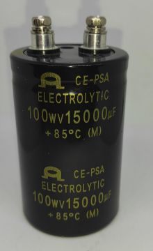 15000uf 100v  Vidalı Kondansatör 85 Derece 51X80