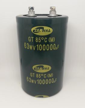 100000uf 63v  Vidalı Kondansatör 85C 76.2X120