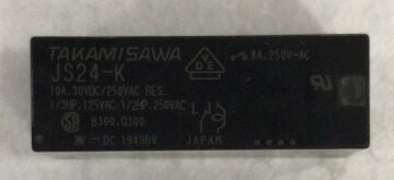 JS24-K  24VDC 10A SPDT (1 Form C) Röle