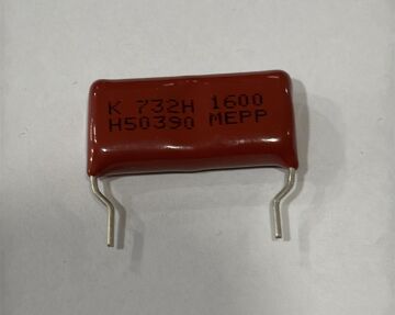 7.3NF 1600V %3 RM:25-20MM Damla Tipi Polyester Kondansatör