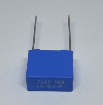 2.2UF 160V  Polyester Kondansatör %5 RM:15  (F611BS225J160L) KEMET