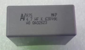 4.7UF 630V Polyester Kondansatör MKP RM:37.5mm 126 Adet