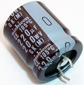 2200UF 100V 25X35 105C LSCEON SNAP  KONDANSATÖR