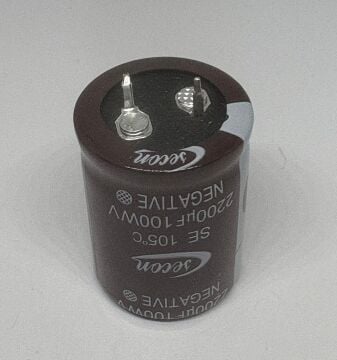2200UF 100V 25X35 105C LSCEON SNAP  KONDANSATÖR
