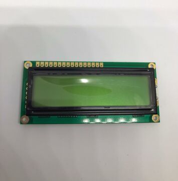 ACM1602K-FL-YBH-GN LCD Ekran Yeşil PIN SOL ÜST