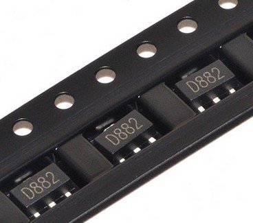 2SD882P AZ Npn Tht Transistör To 126 SOT 223