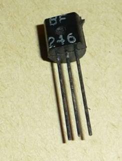 BF246  100mA 25V N-KANAL  SMALL SIGNAL JFET TO-92