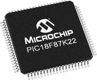 PIC18F87K22-I/PT SMD 8-Bit 64MHz Mikrodenetleyici Entegre (18F87K22)