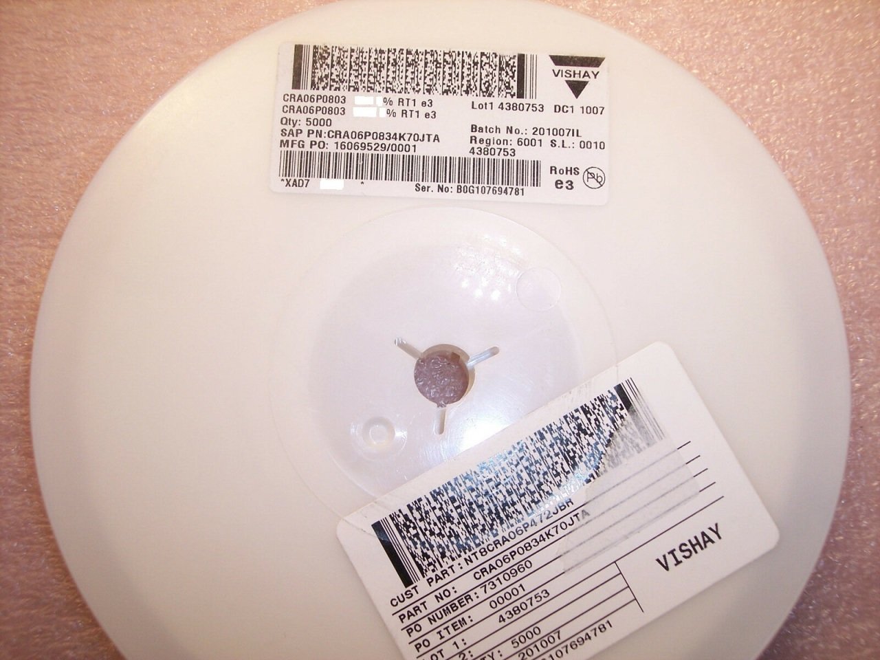 10R 603 SMD Direnç  %1  1/10W - 5000 Adet