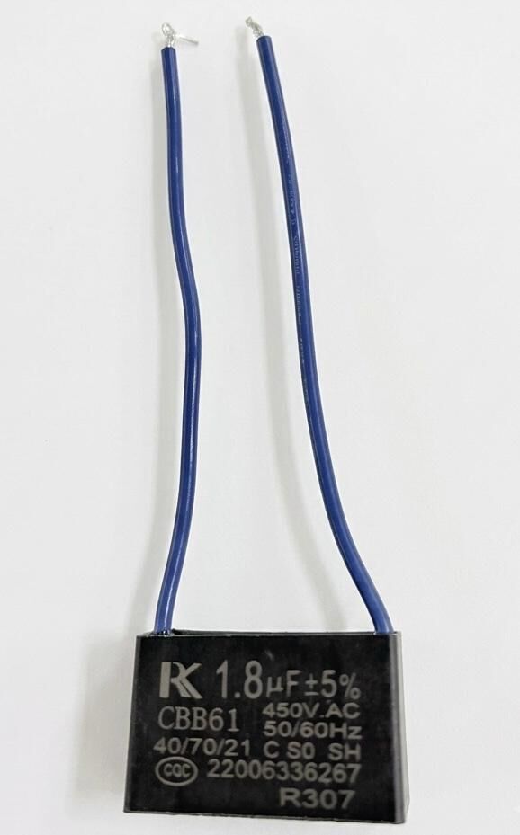 1.8UF 450V KABLOLU %5 RM:31MM POLYESTER KONDANSATÖR