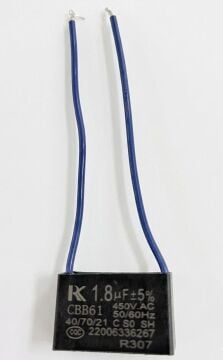 1.8UF 450V KABLOLU %5 RM:31MM POLYESTER KONDANSATÖR