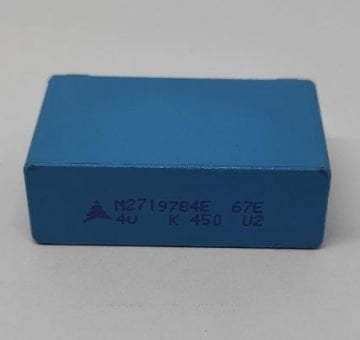 4UF 450V RM:37.5 %10 Polyester Kondansatör