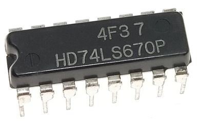 74LS670 DIP-16 Entegre
