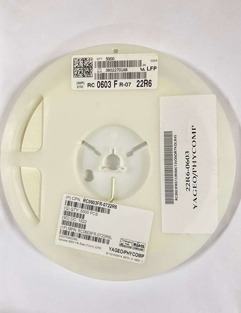 22R6 603 SMD Direnç  %1  5000 Adet