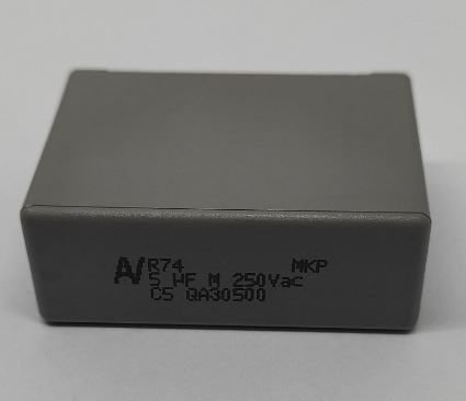 5UF 250V AC Polyester Kondansatör %20 RM:37.5