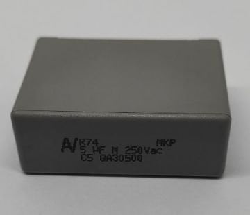 5UF 250V AC Polyester Kondansatör %20 RM:37.5