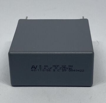 5.6UF 275V AC Polyester Kondansatör %20 RM:37.5