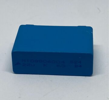 22UF 63V Polyester Kondansatör %5 RM:27.5
